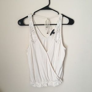 AE surplice wrap top